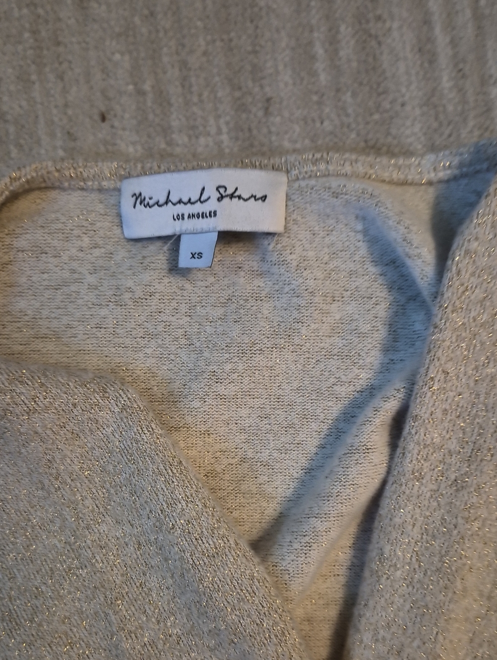 Michael Stars India surplice top in light gold XS - Picture 3 of 6